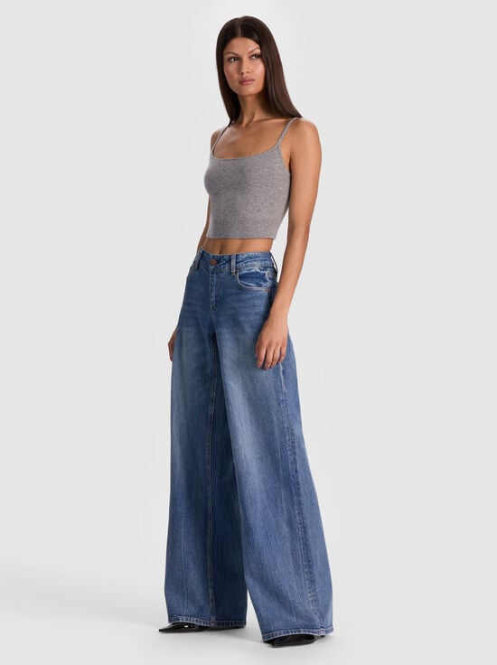 MEDIUM HEATHER GREY-MAUDE BRALETTE