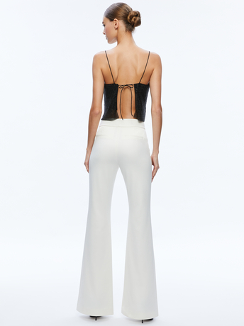 GRAZI EMBELLISHED SPAGHETTI STRAP TOP