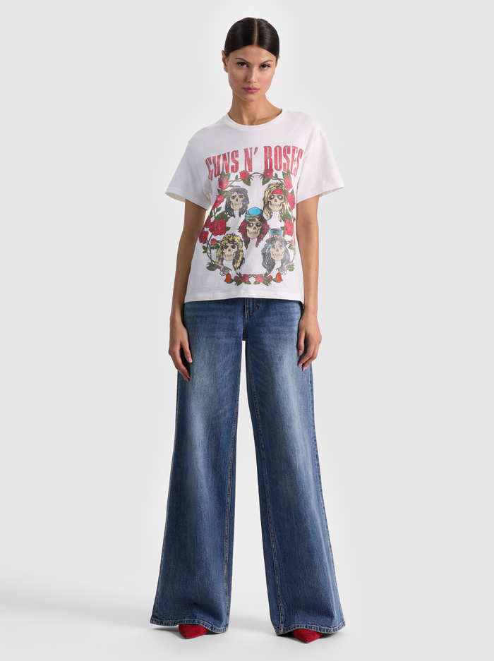 ALVERA TEE - GUNS N ROSES image 1 - ALICE + OLIVIA