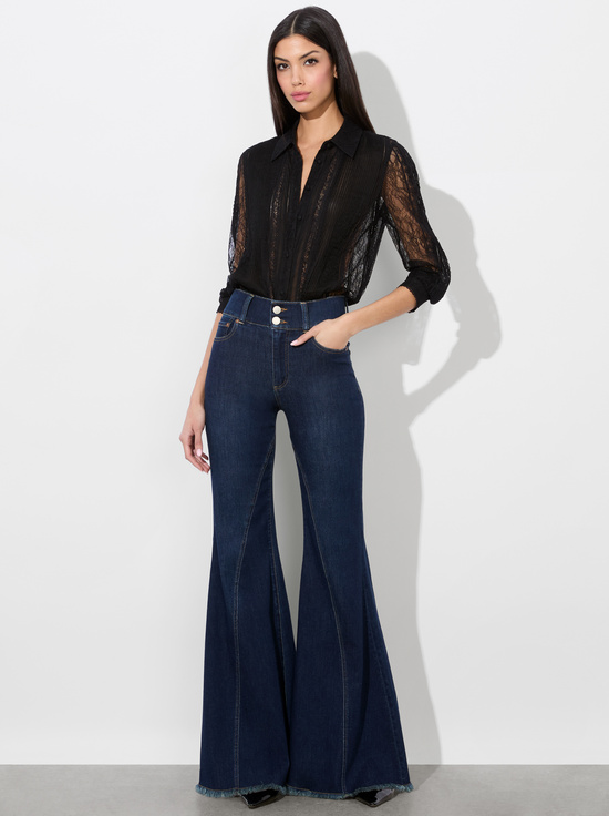 BLACK-WILLA LACE TOP