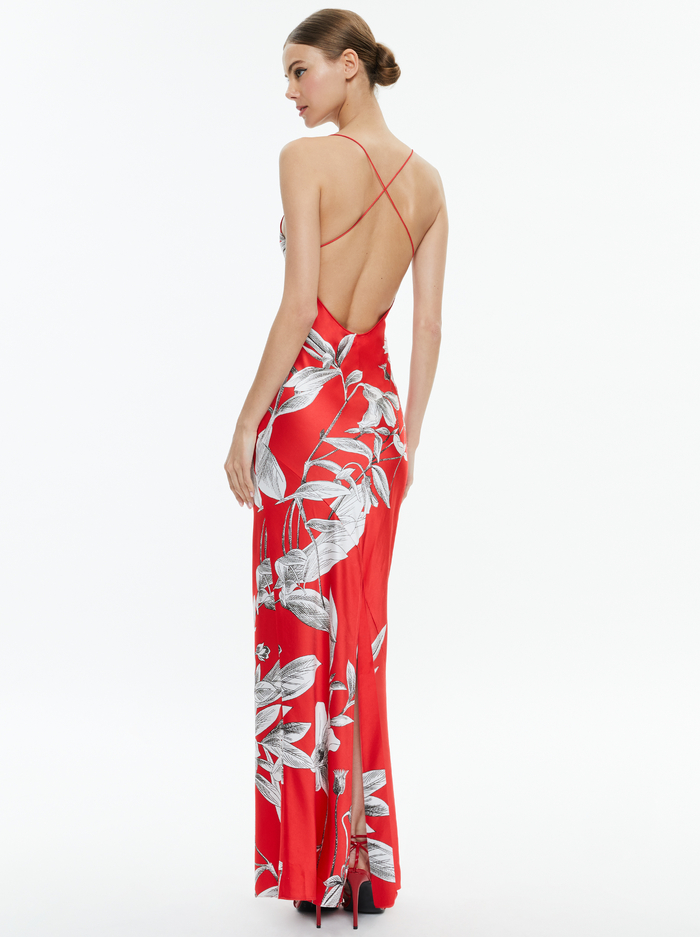 PALOMA CAMI MAXI SLIP DRESS - DRIFTING BY image 2 - Alice And Olivia