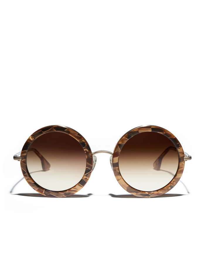 BEVERLY SUNGLASSES - BRONZE QUARTZ - Alice And Olivia