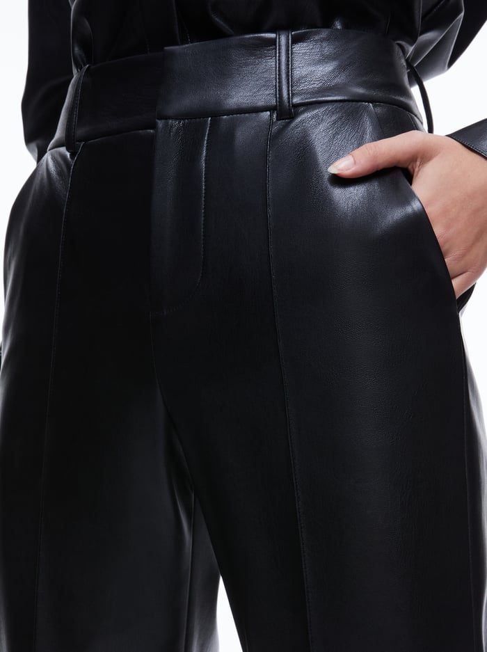 MING VEGAN PANT - BLACK image 3 - Alice And Olivia