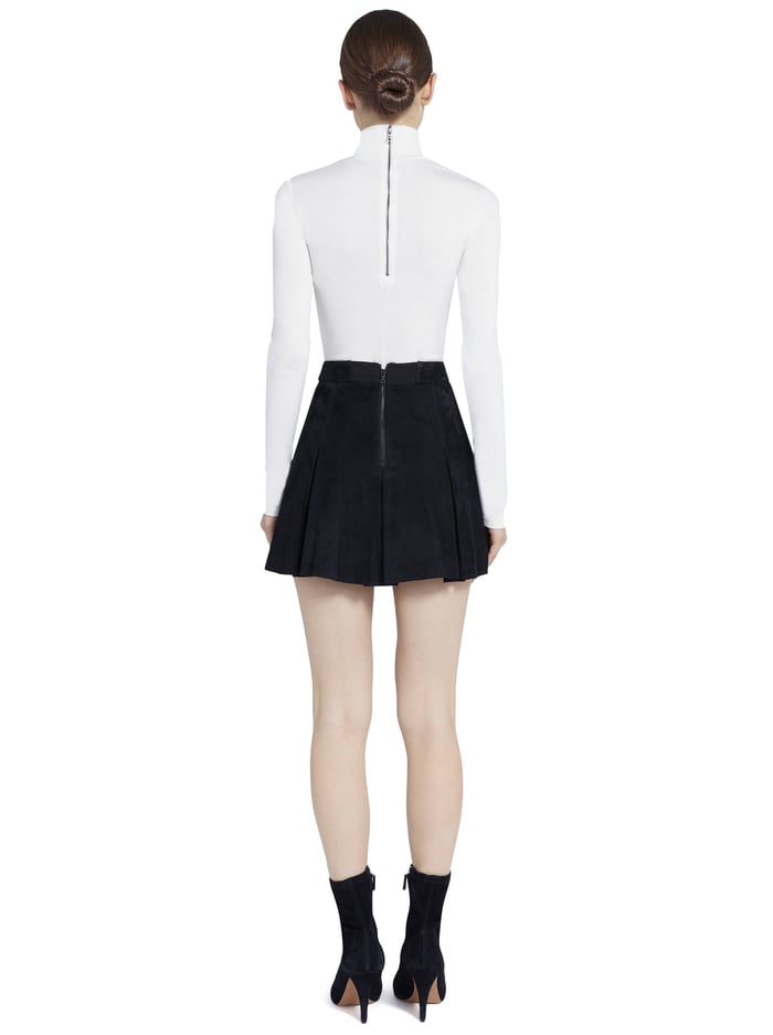 GARRISON SLIM MOCK NECK TOP - CREAM image 1 - Alice And Olivia