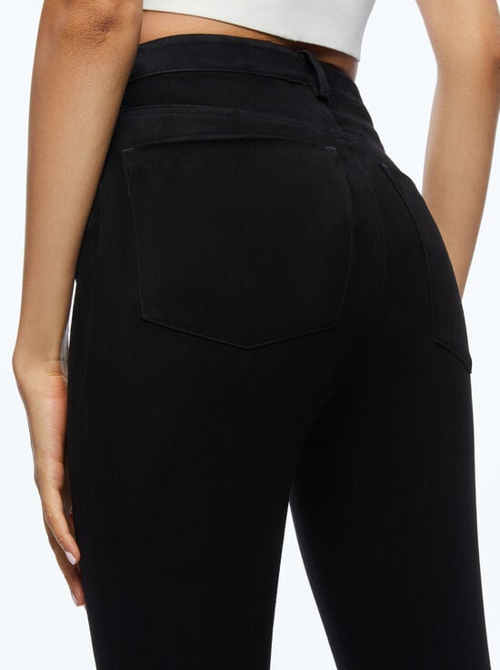 BLACK-MIKAH SUEDE PANT