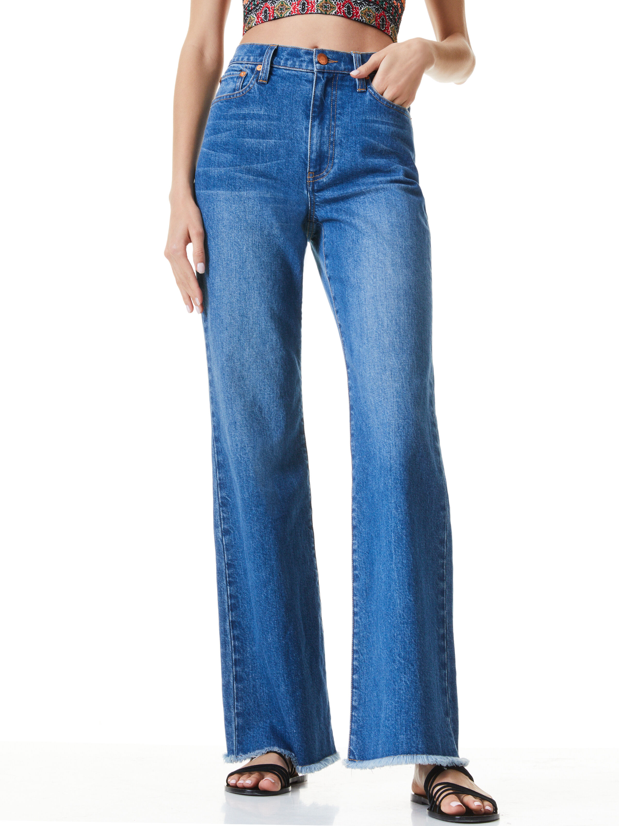 Alice and olivia jeans sale clearance