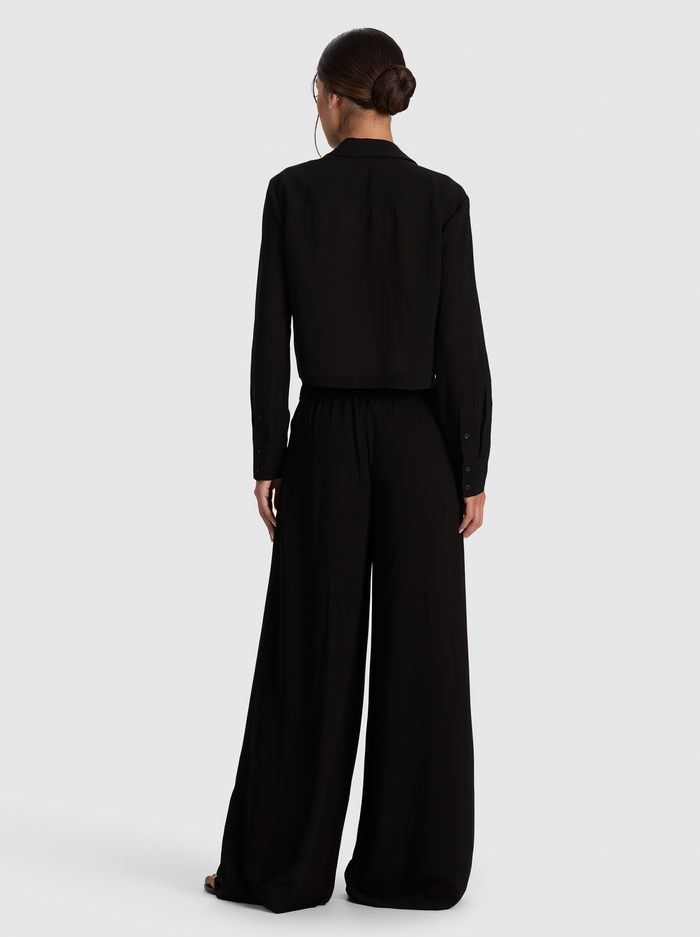 LEON BUTTON DOWN - BLACK image 2 - ALICE + OLIVIA