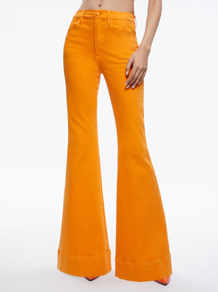 BEAUTIFUL HIGH RISE BELL - TANGERINE - Alice And Olivia