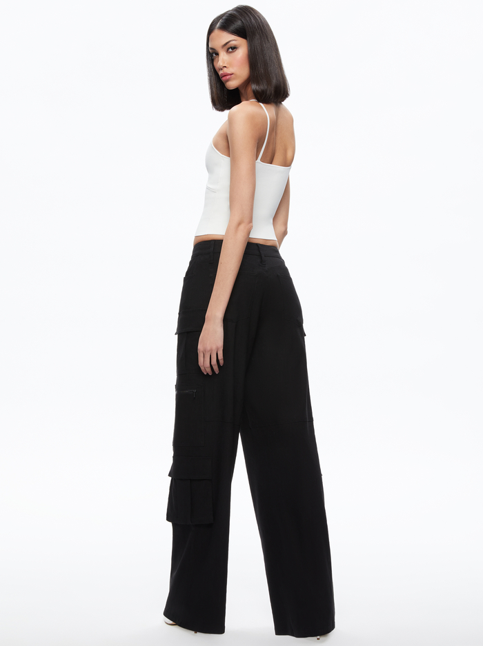 RHONA TWIST FRONT TANK - SOFT WHITE image 1 - Alice And Olivia