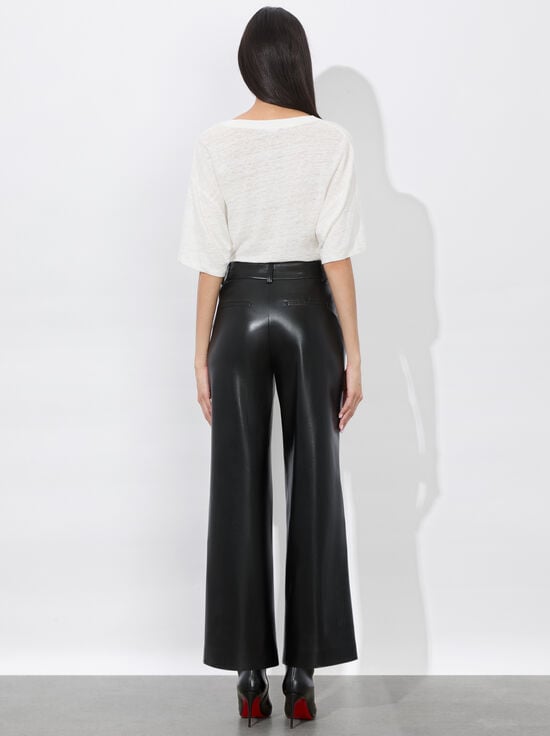 BLACK-ALEXANDER VEGAN TROUSER