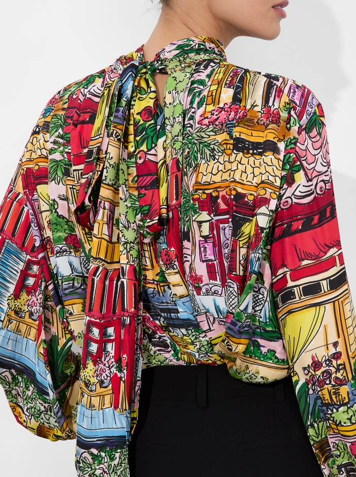 GERTRUDE BLOUSE - VACATION DREAMS image 3 - Alice And Olivia