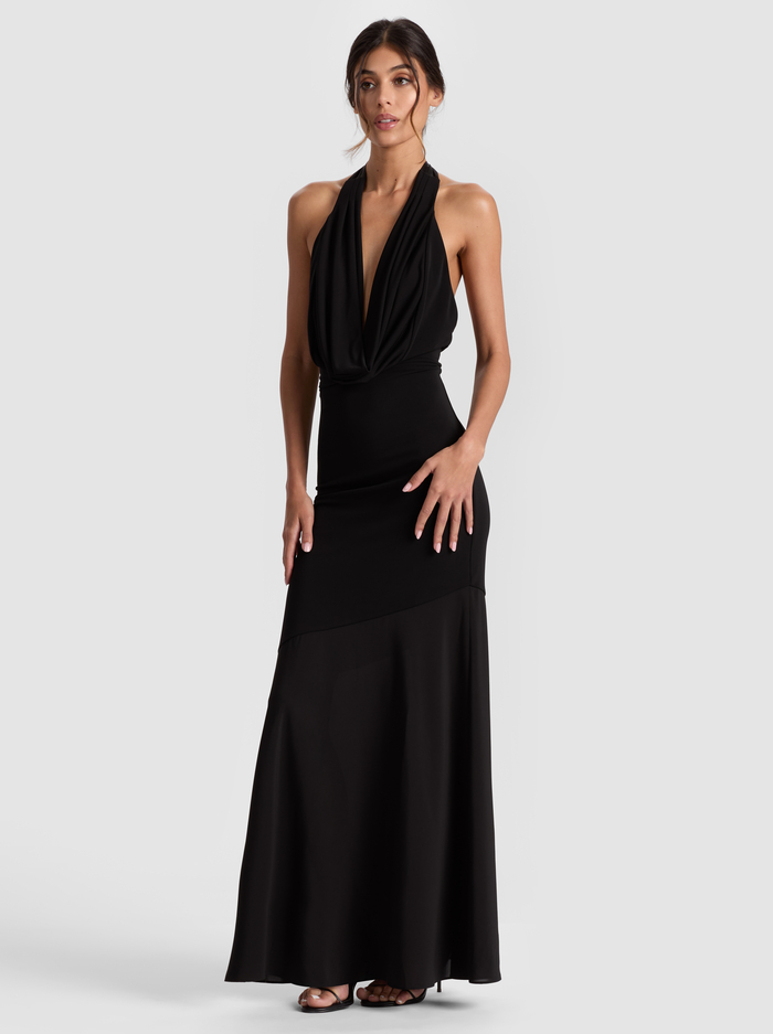 DANI ASYMMETRICAL DRESS - BLACK image 4 - Alice And Olivia