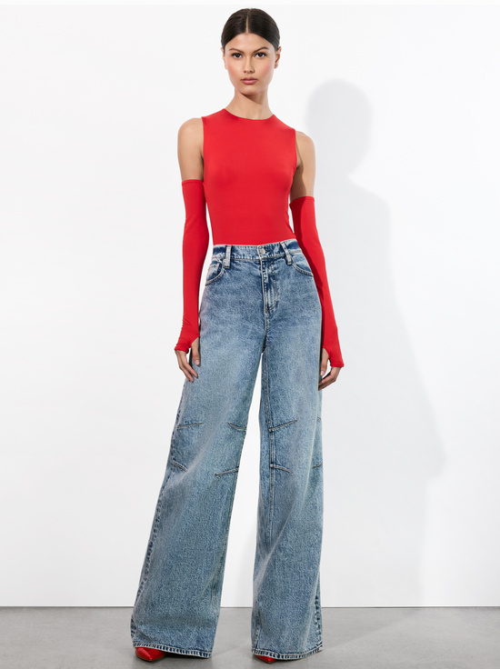 BRIGHT RUBY-OLEA SCULPTING BODYSUIT