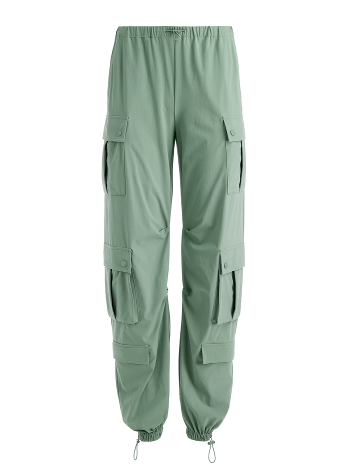 SHARA PARACHUTE CARGO PANT - SAGE image 5 - Alice And Olivia