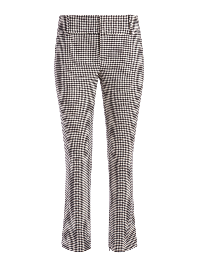 STACEY SLIM TROUSER - BLACK/WHITE image 5 - Alice And Olivia