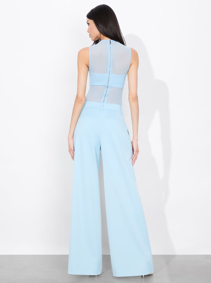 KENNEDY TROUSER - MINERAL BLUE image 2 - Alice And Olivia