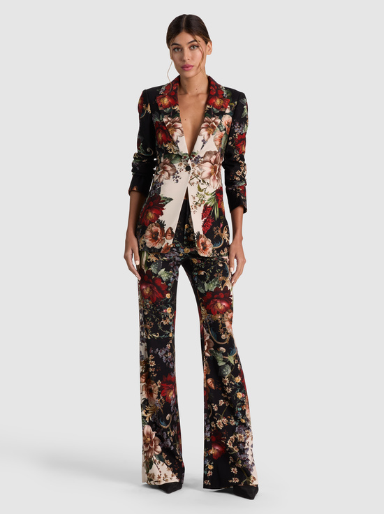 FLORAL RADIANCE-BREANN FITTED BLAZER