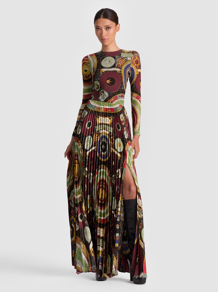 IVEY MAXI DRESS - HANDS OF TIME image 4 - Alice And Olivia