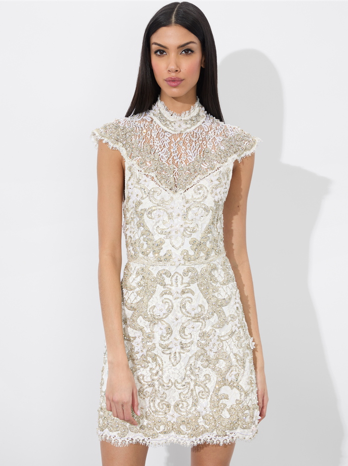 PRIA MINI GOWN - OFF WHITE image 3 - Alice And Olivia