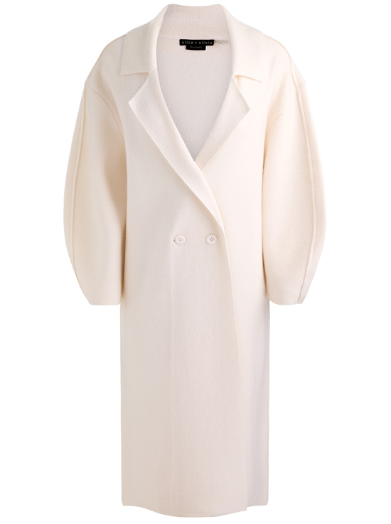 ECRU-WAVERLY COCOON COAT