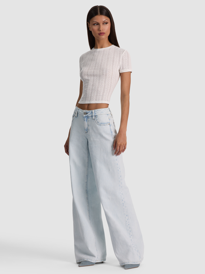 TESS TEE - OFF WHITE image 4 - ALICE + OLIVIA