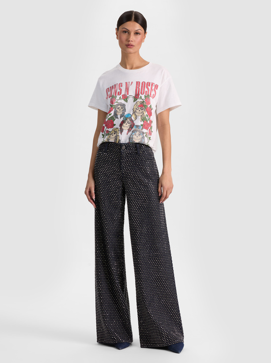 DARK RINSE/HEMATITE-AMAZING EMBELLISHED JEAN