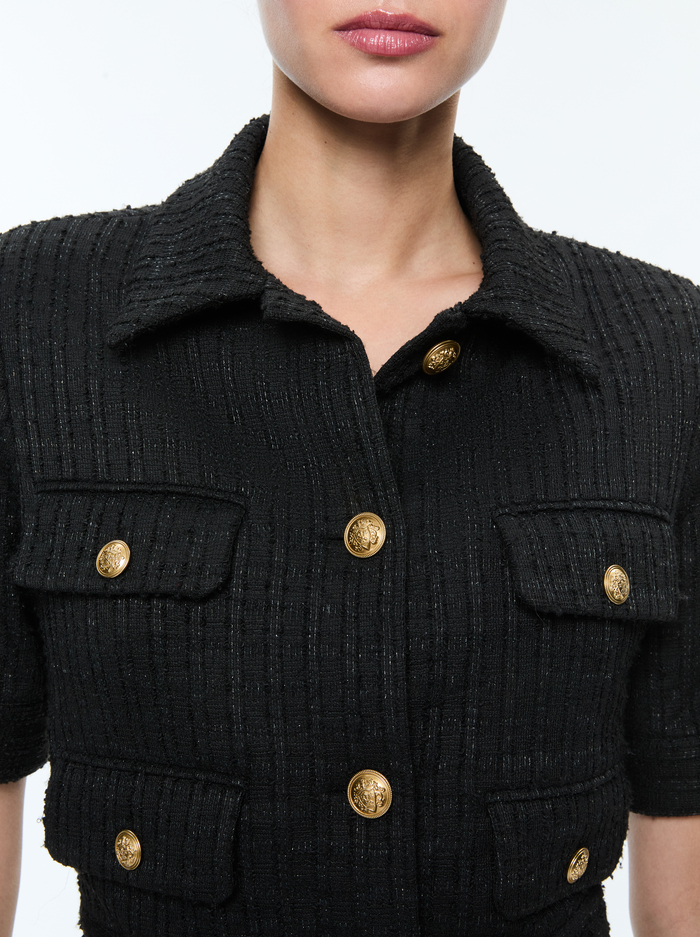 ELLE JACKET - BLACK image 3 - Alice And Olivia
