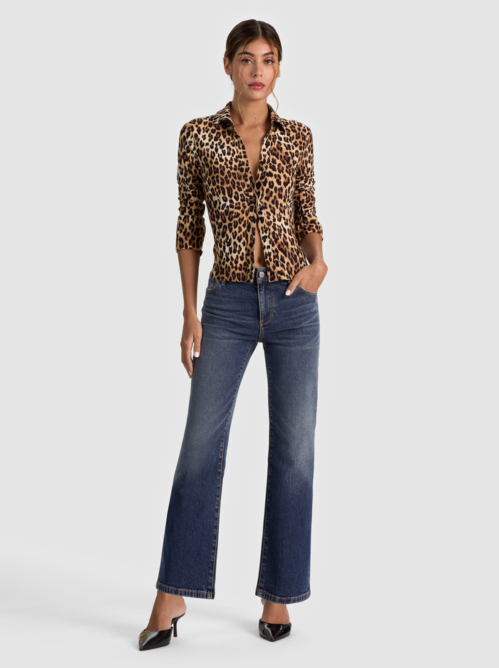 FIERCE JEAN - GEORGETTA VINTAGE BLUE image 1 - ALICE + OLIVIA