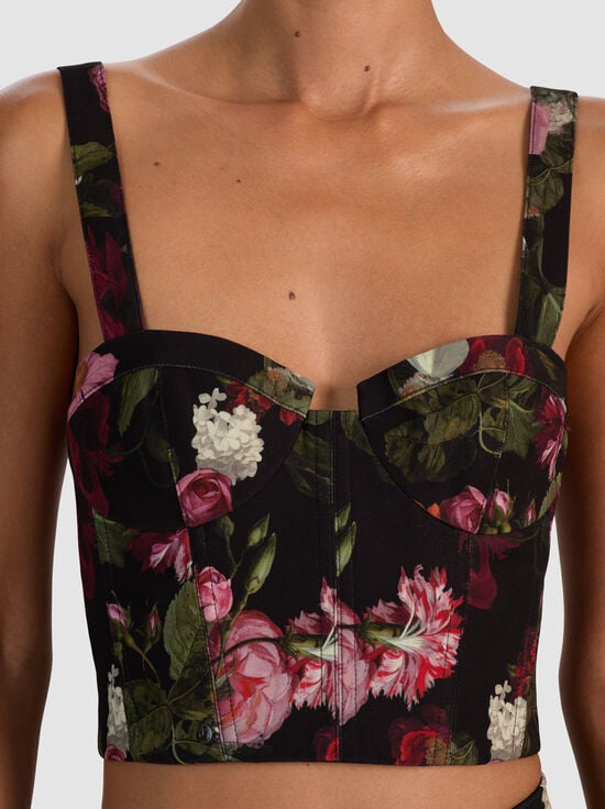 BE STILL-JEANNA BUSTIER TOP