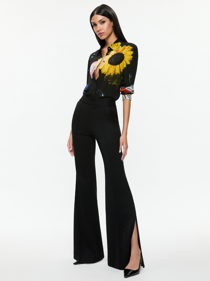 WILLA SILK BLOUSE - AZALEA FLORAL image 4 - Alice And Olivia