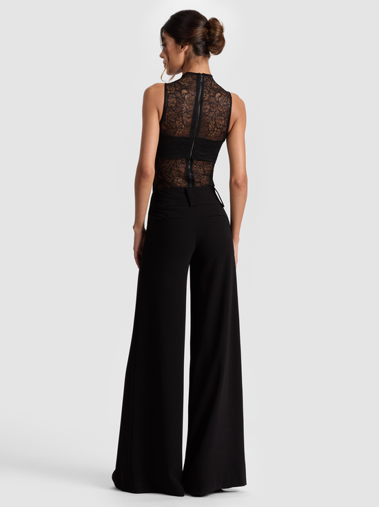 BLACK-NICHOL LACE BODYSUIT