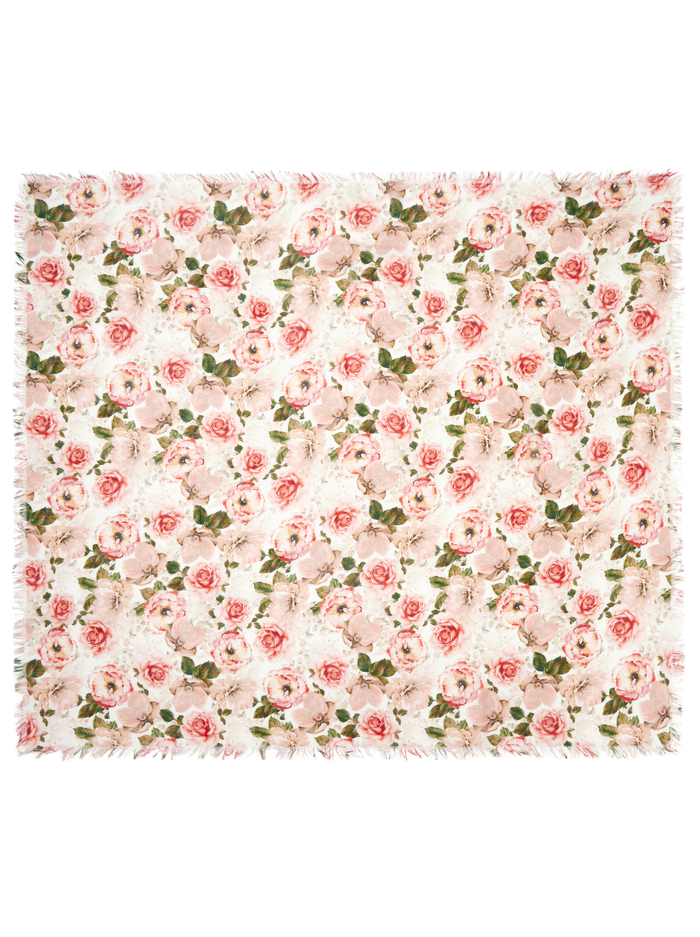 LOLA SCARF - MORNINGSIDE FLORAL WHITE image 3 - Alice And Olivia