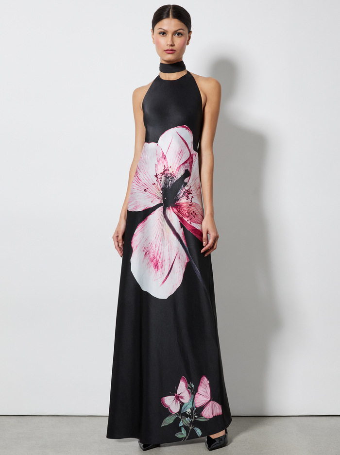 MONTANA TIE BACK GOWN - LUNA FLORAL image 2 - Alice And Olivia