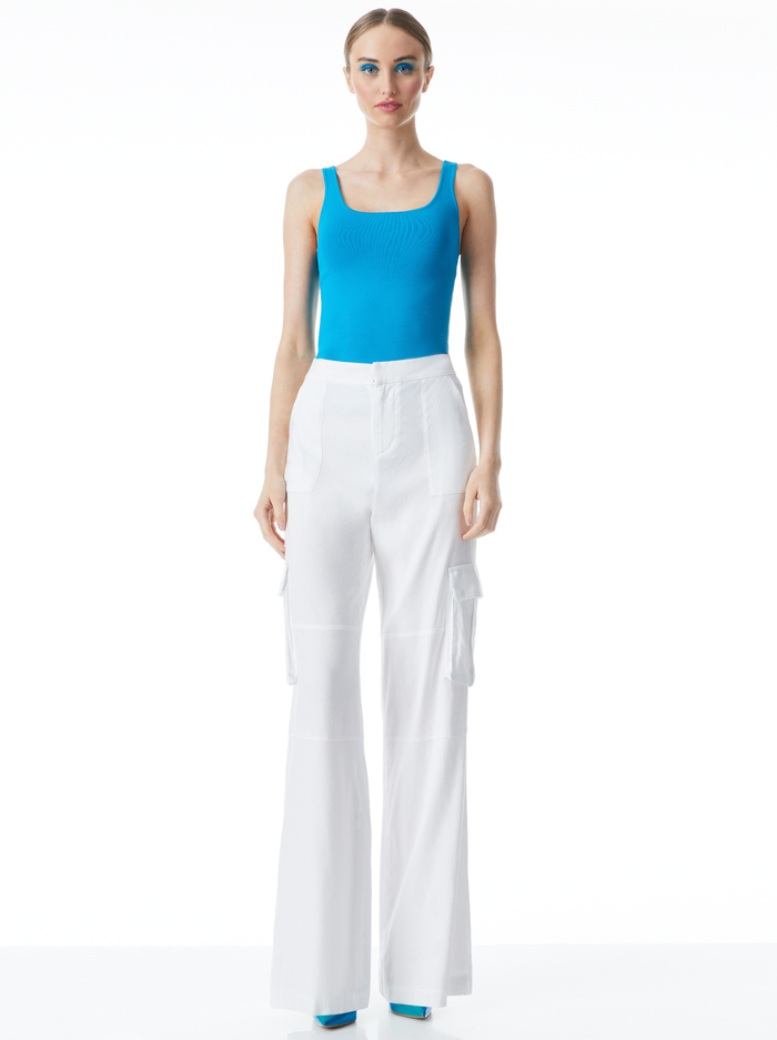 DARYN SWEATER TANK - OCEAN BLUE image 2 - Alice And Olivia