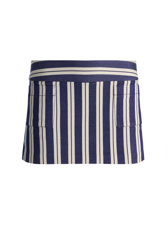 METRO STRIPE TWILIGHT BLUE-ACE MINI SKORT