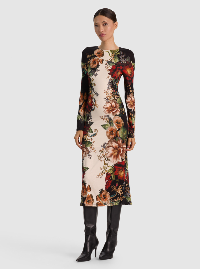 DELORA MIDI DRESS - FLORAL RADIANCE image 4 - ALICE + OLIVIA