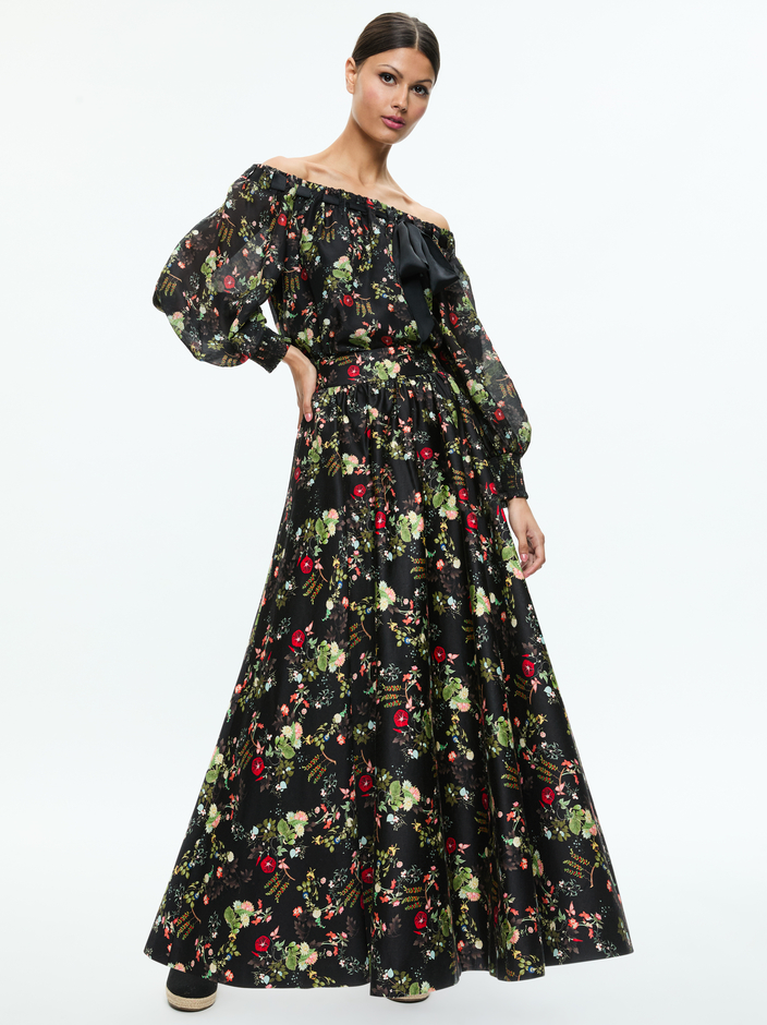 ALTA OFF THE SHOULDER TOP + NILDA VOLUMINOUS SKIRT - 