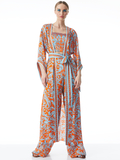 DOMINO MAXI KIMONO WITH TIE BELT - FOREVER YOURS SIENNA