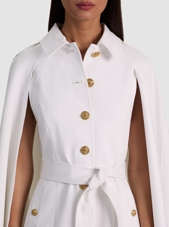 OFF WHITE-KOHLER MAXI TRENCH CAPE