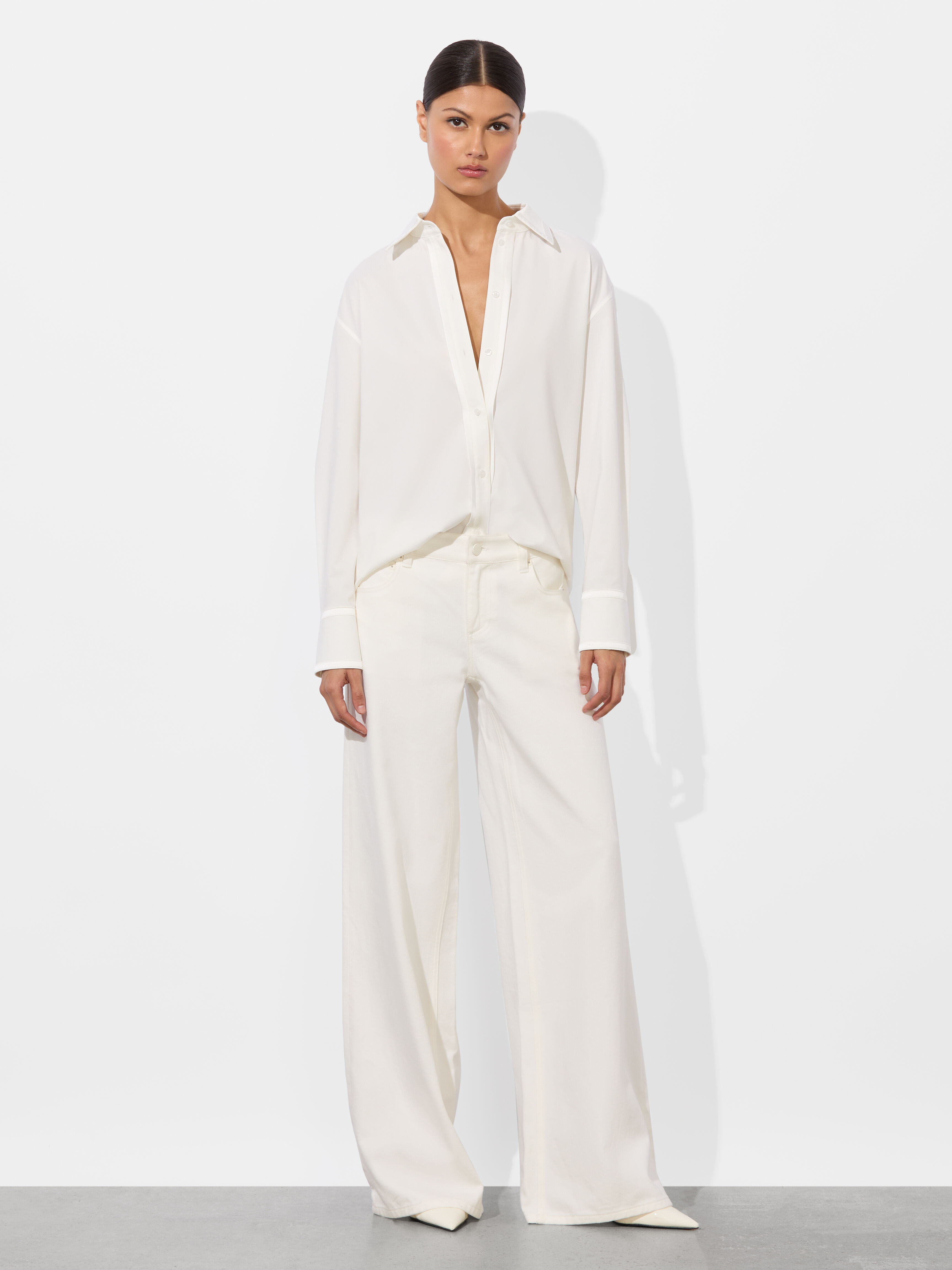 White Women's Designer Tops | Alice + Olivia
