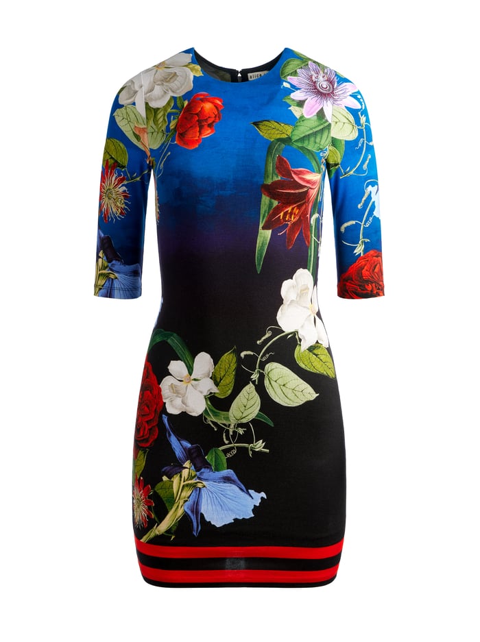 DELORA MINI DRESS - LUNCH DATE image 4 - ALICE + OLIVIA