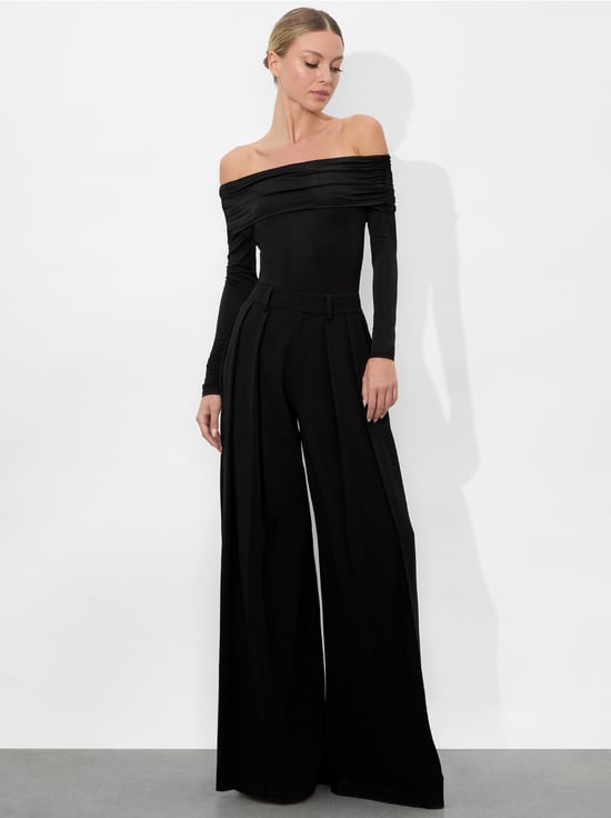 BLACK-MOLLIE CONVERTIBLE BODYSUIT