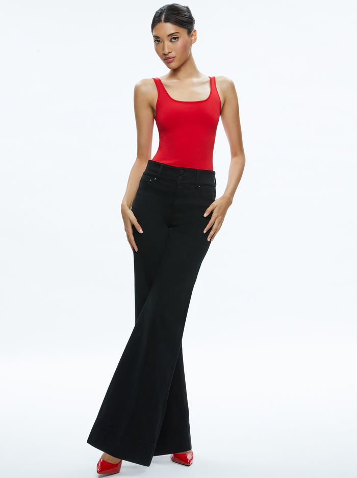 DARYN SWEATER TANK - BRIGHT RUBY image 4 - Alice And Olivia