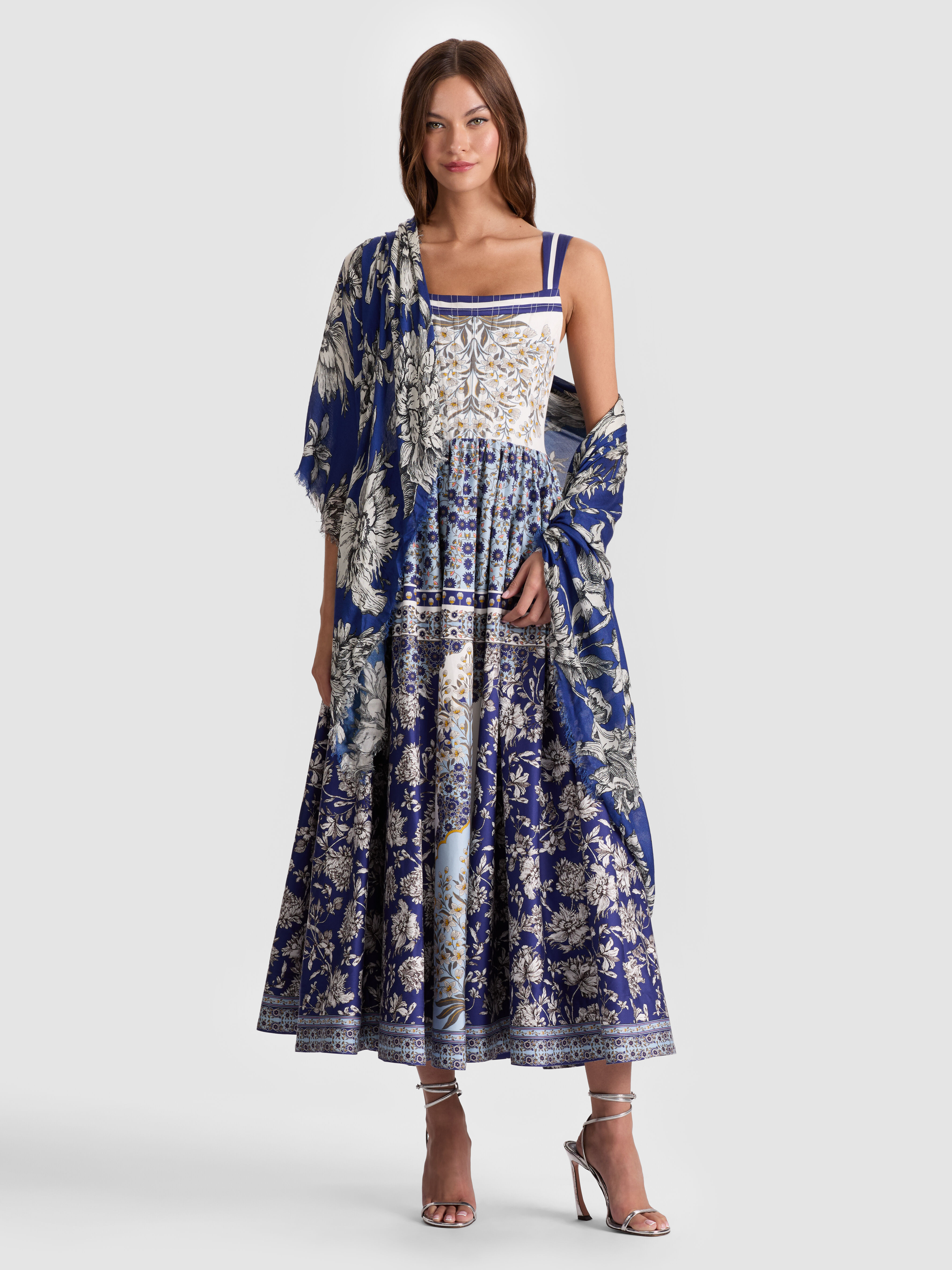 Alice+Olivia■Guinevere Bustier Dress■ドレス Alice + Olivia Guinevere Bustier Dress in Dusk To Dawn | REVOLVE