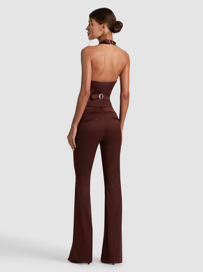 ERICA VEST - DARK CHOCOLATE image 2 - ALICE + OLIVIA
