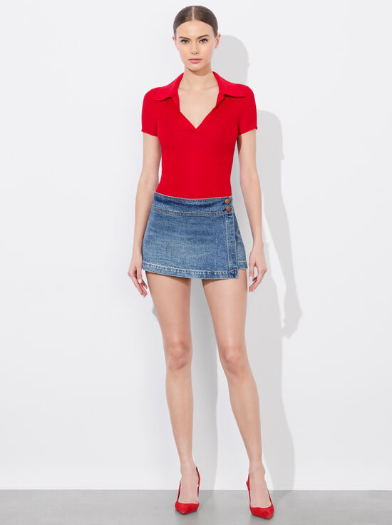 ROMY DARK VINTAGE BLUE-SOMERS SKORT