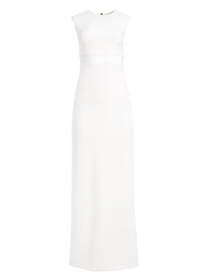 Whitley Sleeveless Gown In Off White | Alice And Olivia