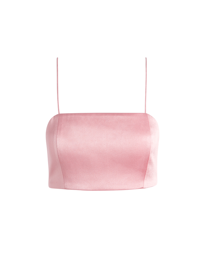 SASHA THIN STRAP CROP TOP - ROSE image 5 - Alice And Olivia