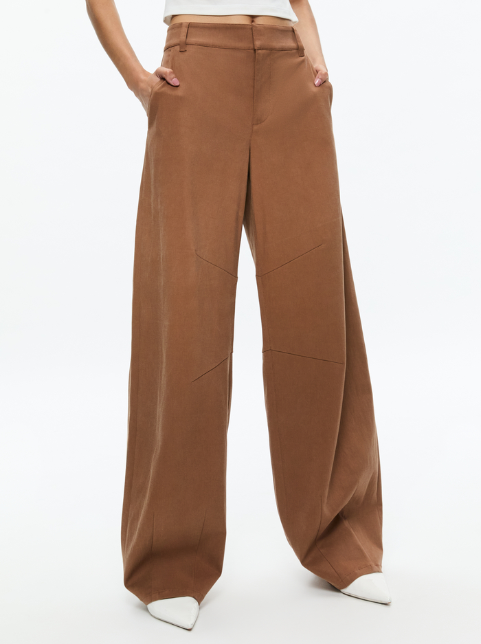 PORTER BALLOON TROUSER - CAMEL - Alice And Olivia