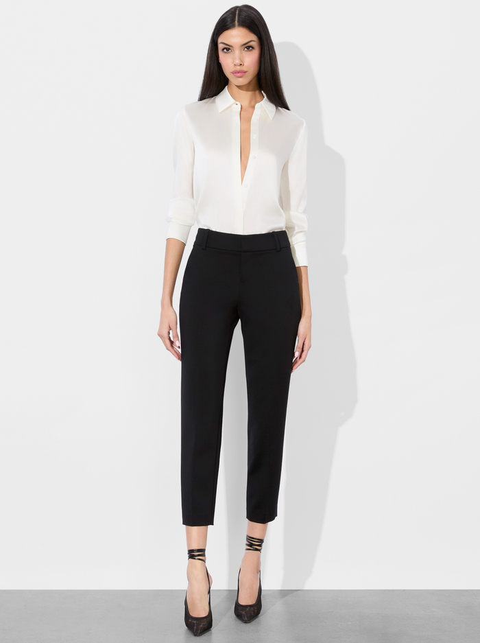 STACEY SLIM TROUSER - BLACK image 1 - Alice And Olivia